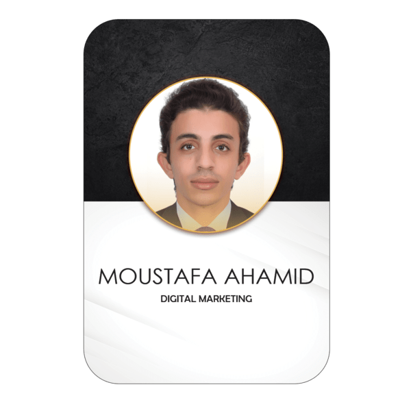 Portrait of Mr. Mostafa Sayed Abdelhamid, Chief Technology Officer (CTO) and Chief Marketing Officer (CMO) at HZLegal, a leading law firm.