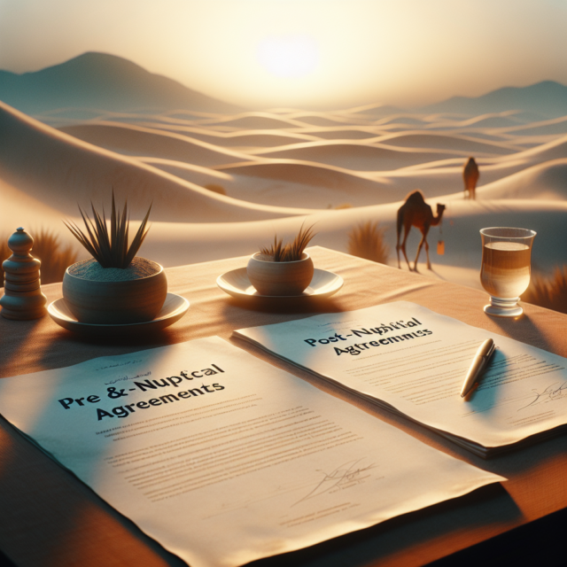 Pre and Postnuptial Agreements in UAE Marriages: Validity