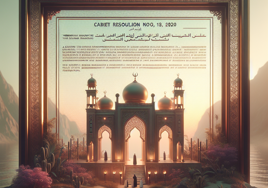 Cabinet Resolution No. (18) of 2020, granting a temporary license for the project of using digital transaction technologies in notary public work in the Emirates