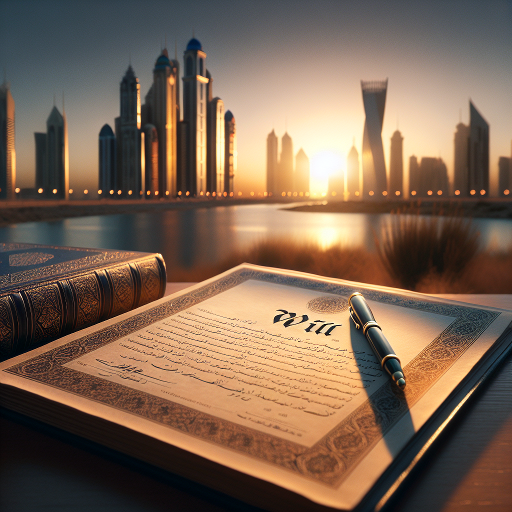 Can Muslims have a will in the UAE?