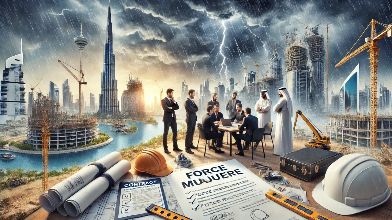 Force majeure clauses in UAE construction contracts