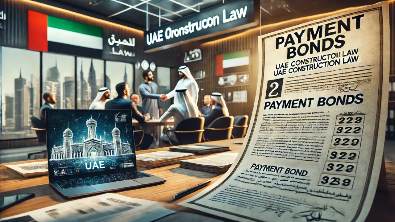 Importance of payment bonds. According to UAE construction law