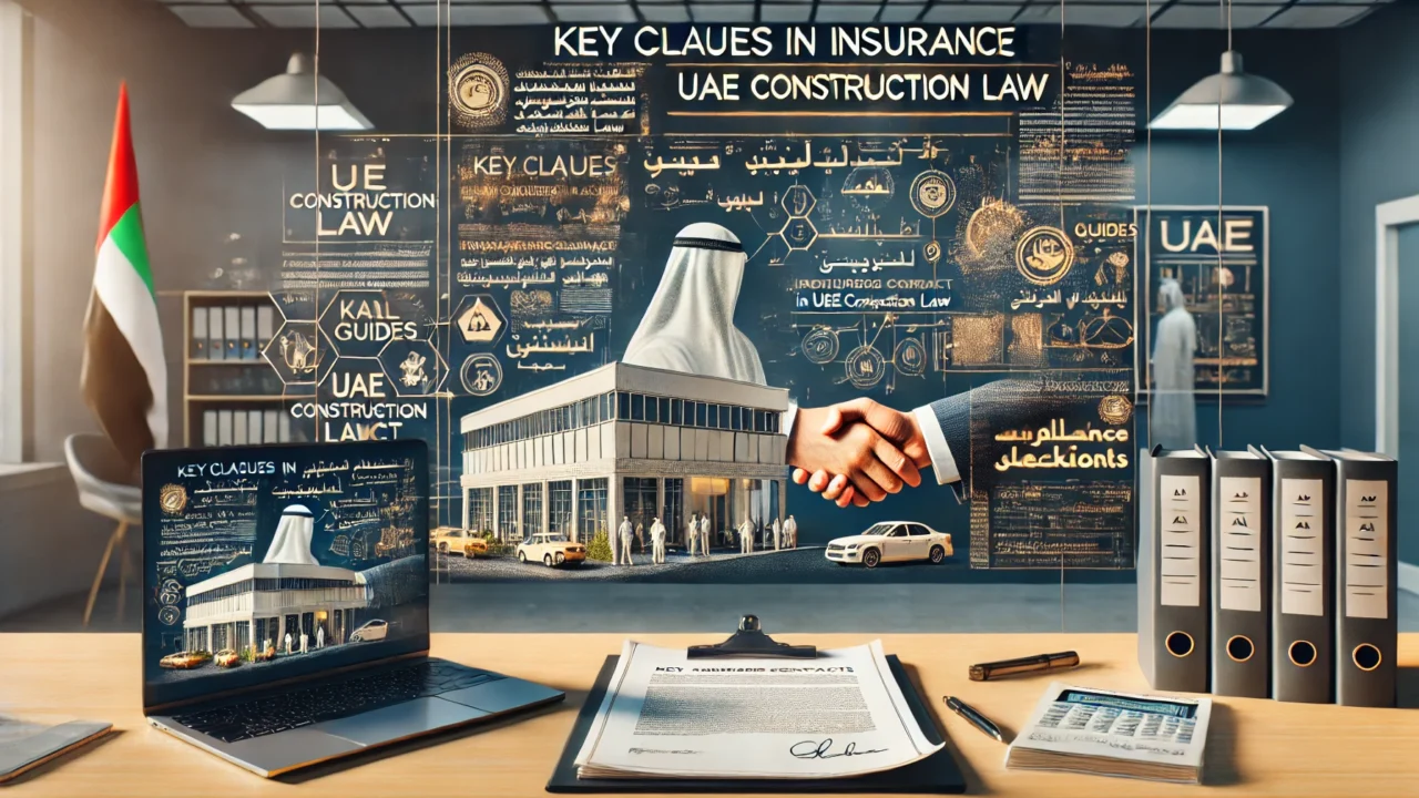 Key clauses in insurance contracts. According to UAE construction law