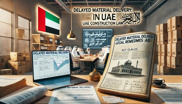 Legal Remedies for Delayed Material Delivery: According to UAE Construction Law