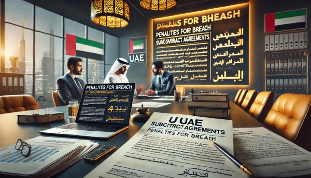 Penalties for Breach of Subcontract Agreements: According to UAE Construction Law