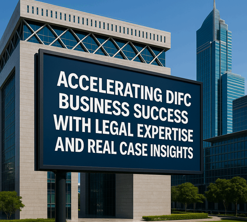 Accelerating DIFC Business Success with Legal Expertise and Real Case Insights