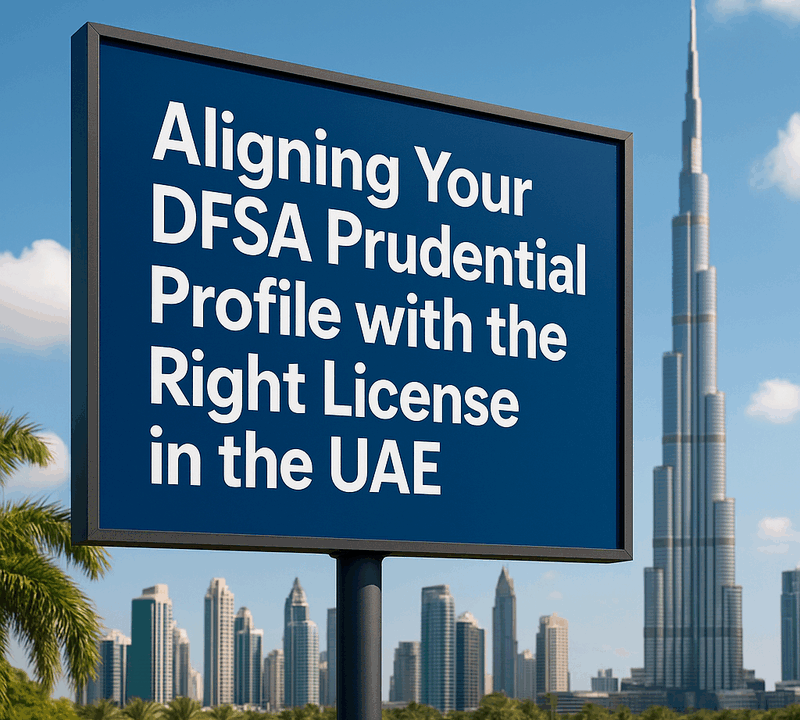 Aligning Your DFSA Prudential Profile with the Right License in the UAE