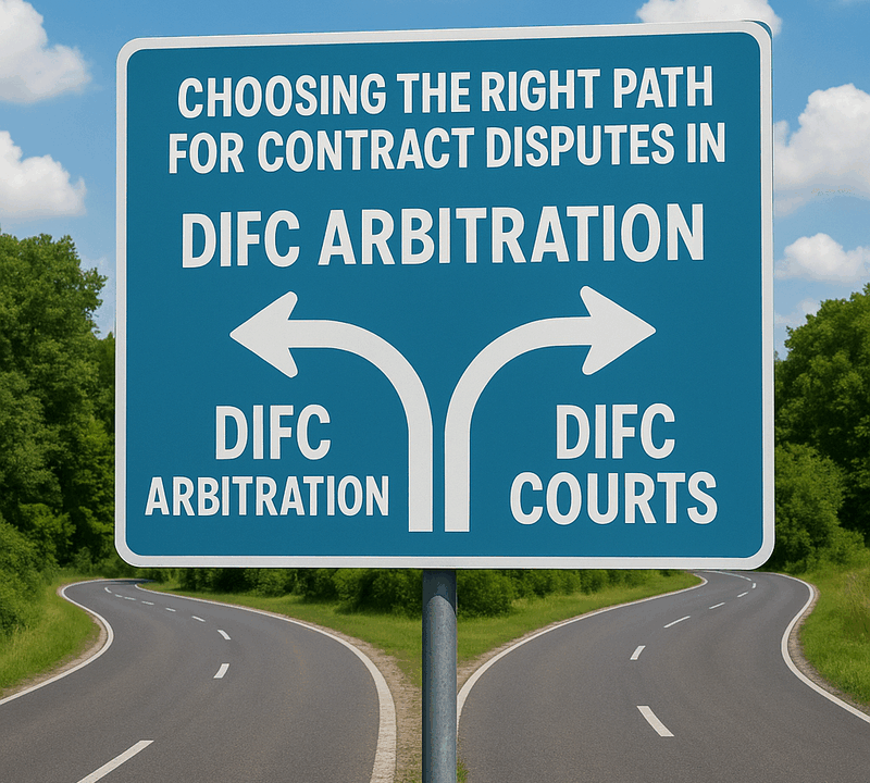 Choosing the Right Path for Contract Disputes in DIFC Arbitration or DIFC Courts