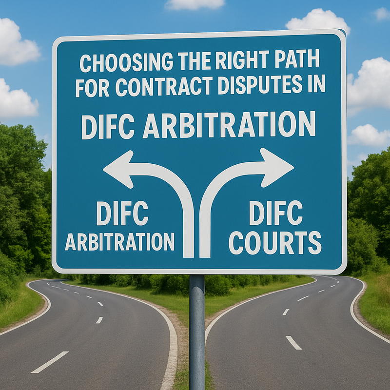 DIFC buildings in Dubai symbolizing modern dispute resolution forums