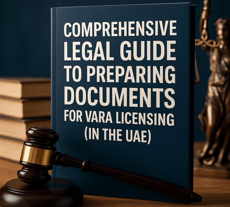 Comprehensive Legal Guide to Preparing Documents for VARA Licensing in the UAE