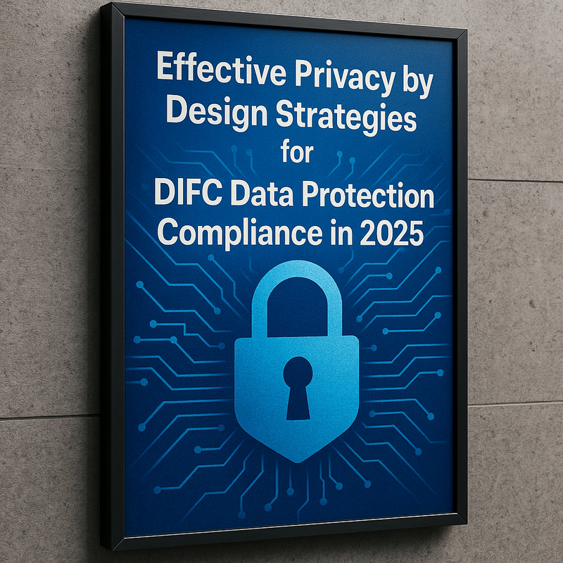 DIFC data protection law privacy by design checklist in UAE office context