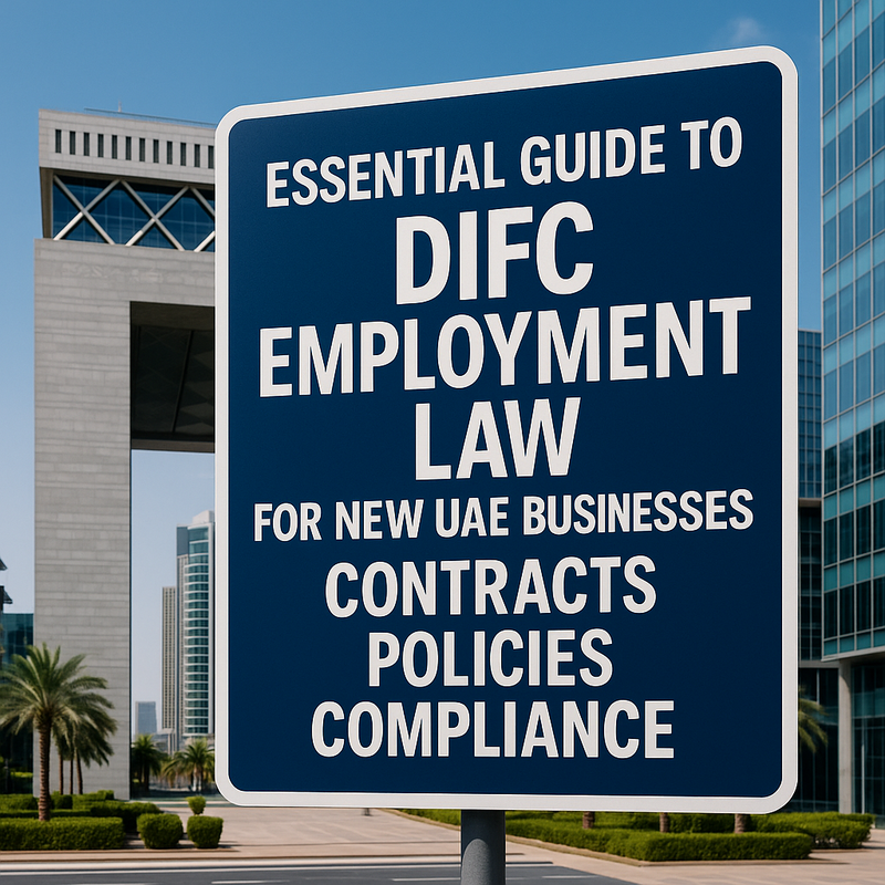 DIFC skyline representing UAE employment law compliance for new businesses
