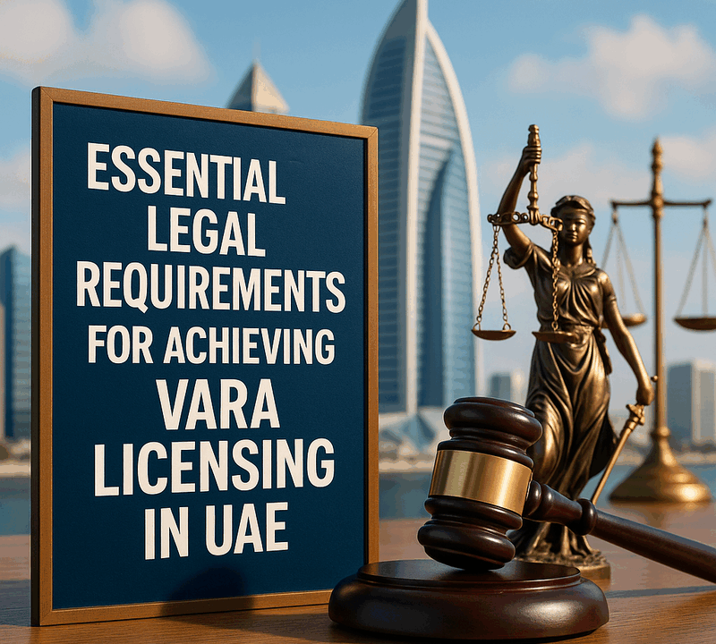 Essential Legal Requirements for Achieving VARA Licensing in UAE