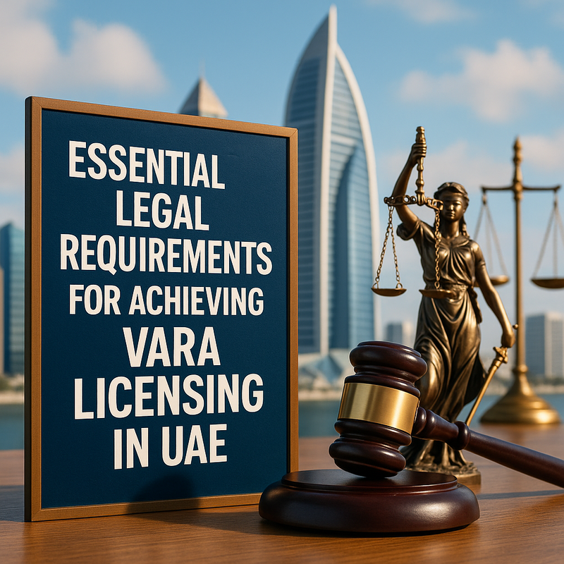 VARA licensing compliance steps visualized for UAE businesses.