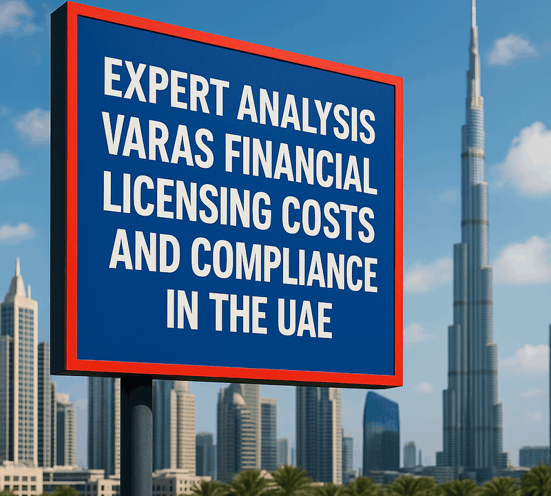 Expert Analysis Varas Financial Licensing Costs and Compliance in the UAE