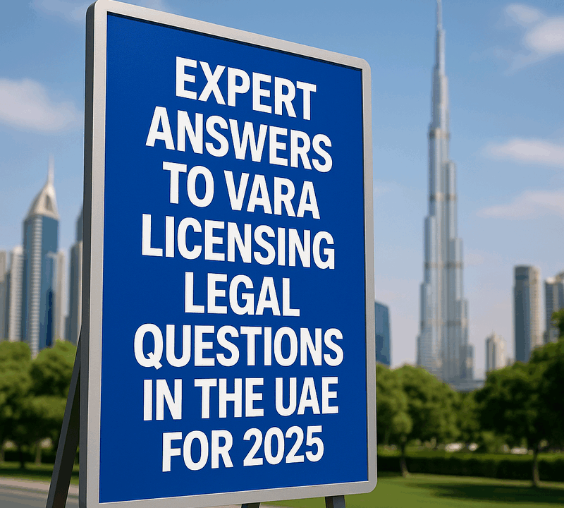 Expert Answers to VARA Licensing Legal Questions in the UAE for 2025
