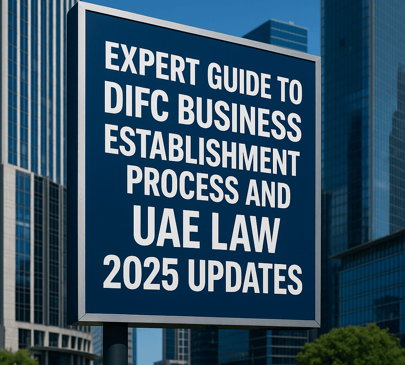 Expert Guide to DIFC Business Establishment Process and UAE Law 2025 Updates
