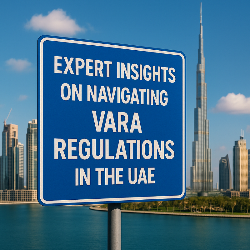 Visual showing UAE legal compliance checklist for VARA regulations