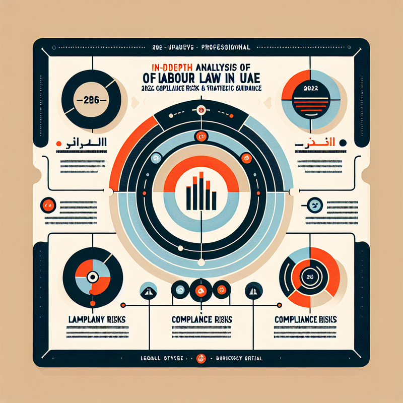 Illustration showing UAE business professionals reviewing legal documents under recent labour law updates.