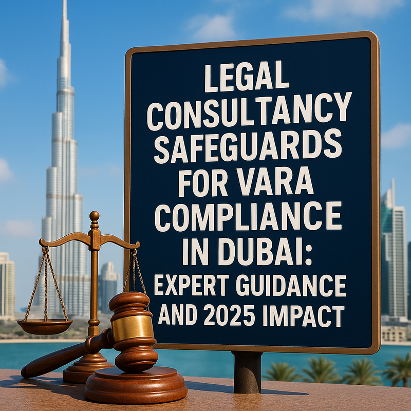 Legal consultant advising business on Dubai VARA compliance requirements in office