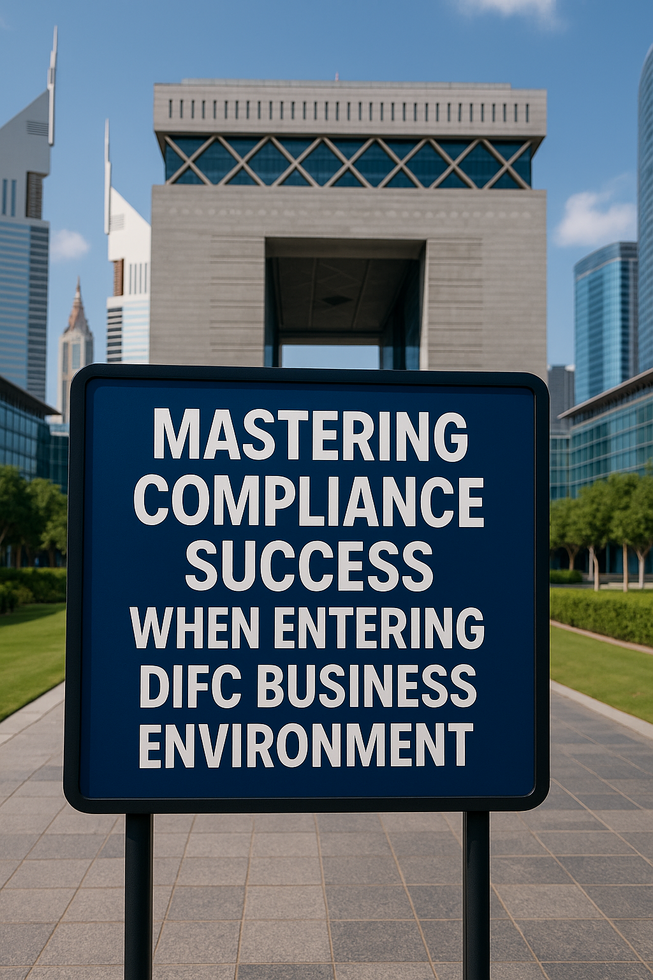 Aerial view of Dubai International Financial Centre highlighting business and legal districts