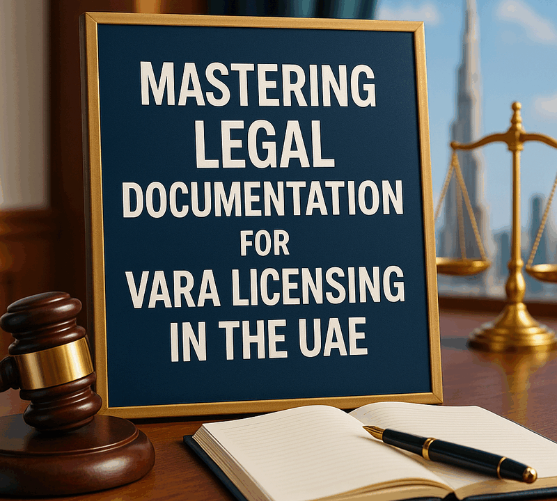 Mastering Legal Documentation for VARA Licensing in the UAE