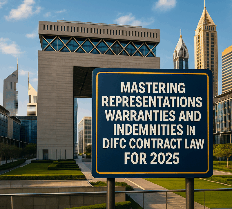 Mastering Representations Warranties and Indemnities in DIFC Contract Law for 2025