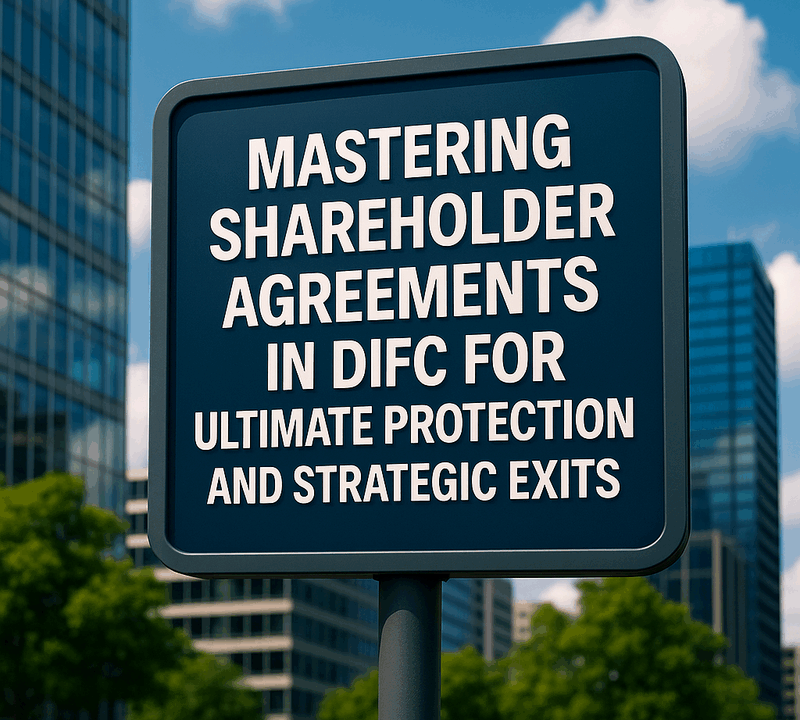 Mastering Shareholder Agreements in DIFC for Ultimate Protection and Strategic Exits