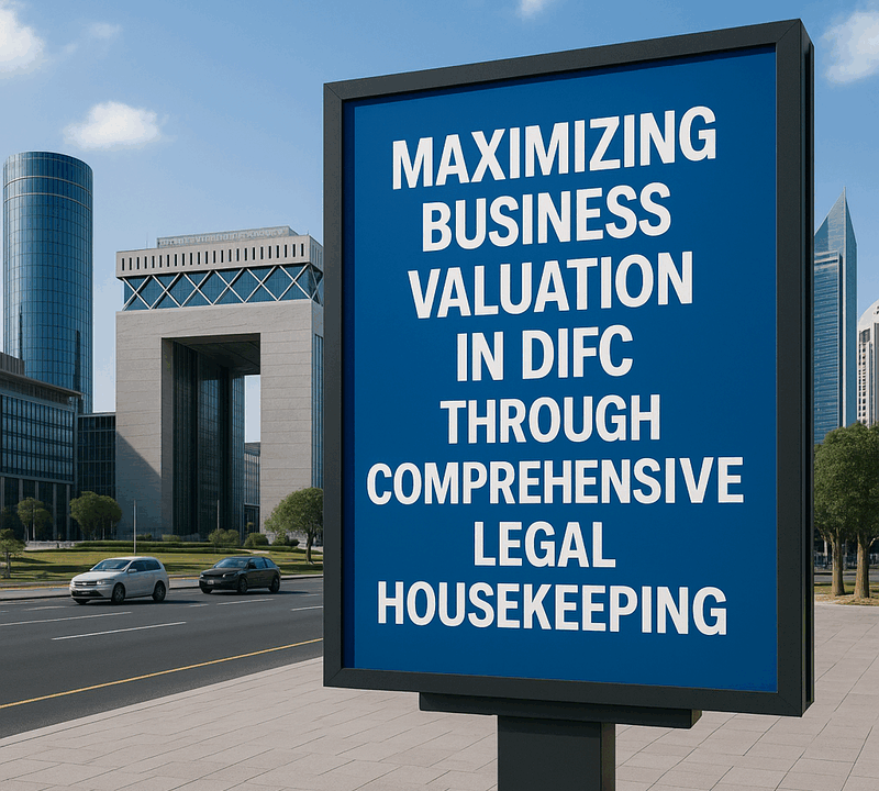 Maximizing Business Valuation in DIFC Through Comprehensive Legal Housekeeping