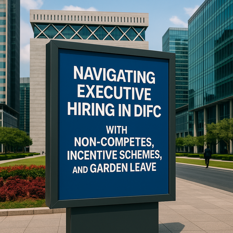 Executive handshake in DIFC financial district