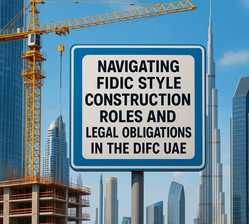 Navigating FIDIC Style Construction Roles and Legal Obligations in the DIFC UAE
