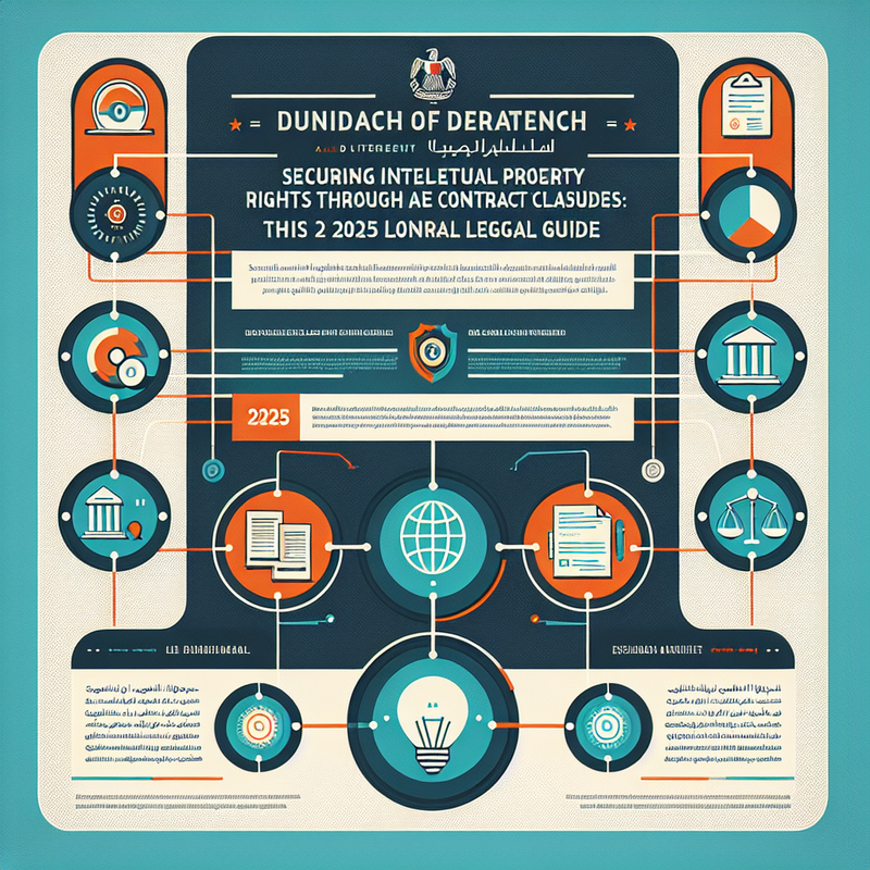 Legal advisor reviewing UAE intellectual property clauses in a contract document