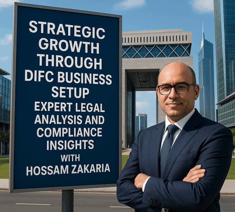Strategic Growth through DIFC Business Setup Expert Legal Analysis and Compliance Insights with Hossam Zakaria
