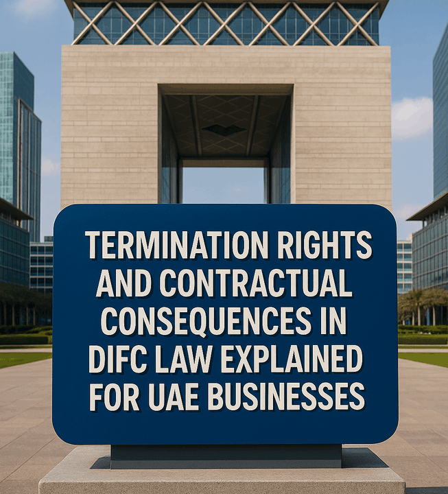 Termination Rights and Contractual Consequences in DIFC Law Explained for UAE Businesses