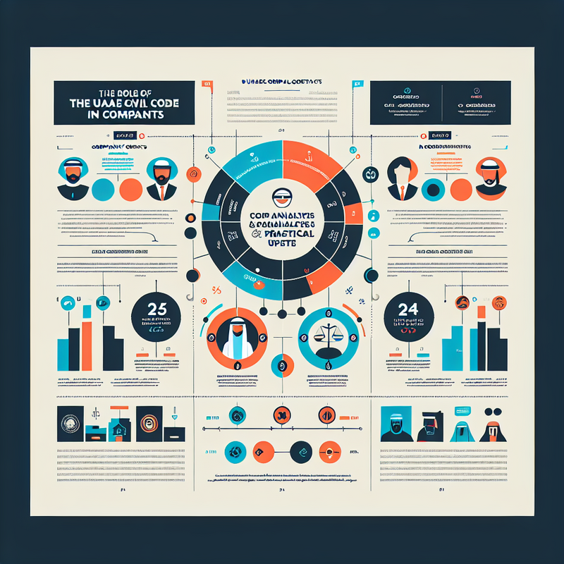 Business team reviewing company contracts with UAE law book