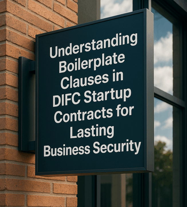 Understanding Boilerplate Clauses in DIFC Startup Contracts for Lasting Business Security
