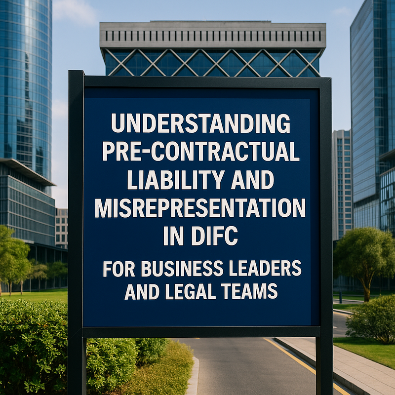 DIFC skyline symbolizing contract negotiation and legal compliance in UAE business