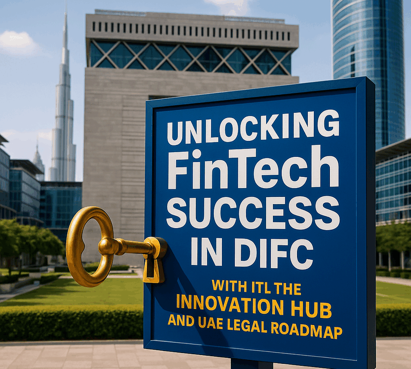Unlocking FinTech Success in DIFC with ITL the Innovation Hub and UAE Legal Roadmap