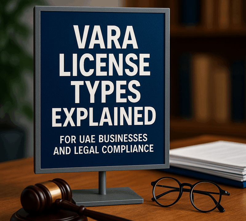 VARA License Types Explained for UAE Businesses and Legal Compliance