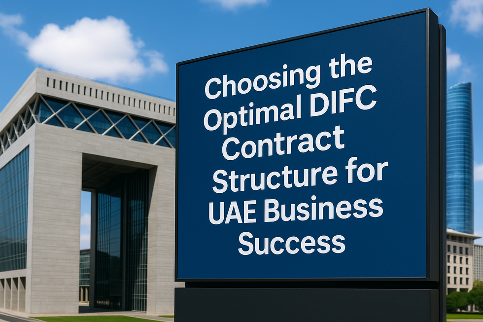 Comparison of DIFC fixed-term and open-ended contract structures for UAE compliance