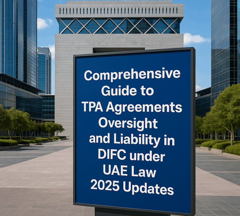 Comprehensive Guide to TPA Agreements Oversight and Liability in DIFC under UAE Law 2025 Updates