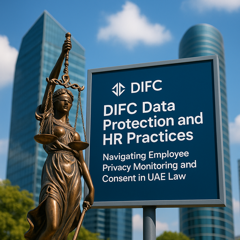 Professional consultant presenting HR data protection compliance steps on a digital screen.