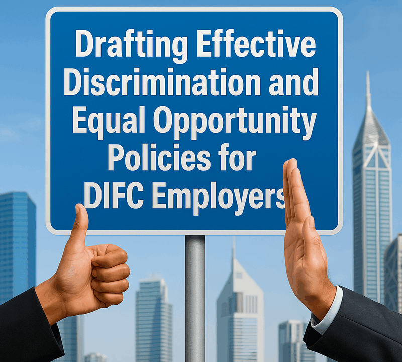 Drafting Effective Discrimination and Equal Opportunity Policies for DIFC Employers