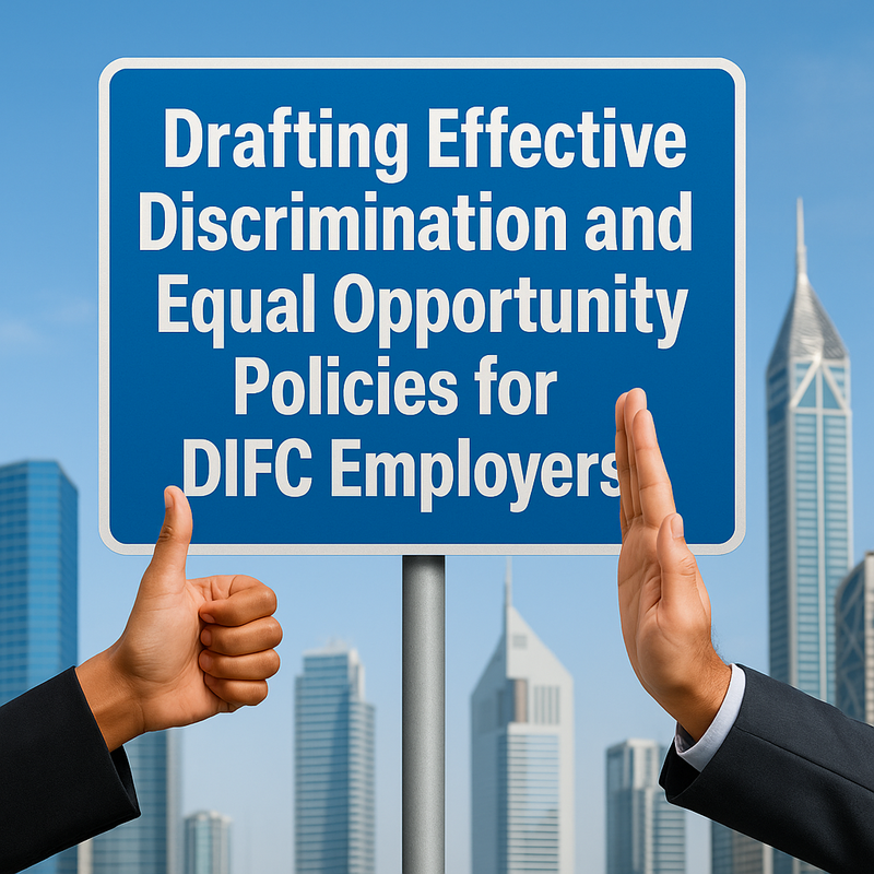 Modern UAE boardroom with diverse professionals reviewing policy documents