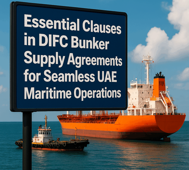 Essential Clauses in DIFC Bunker Supply Agreements for Seamless UAE Maritime Operations