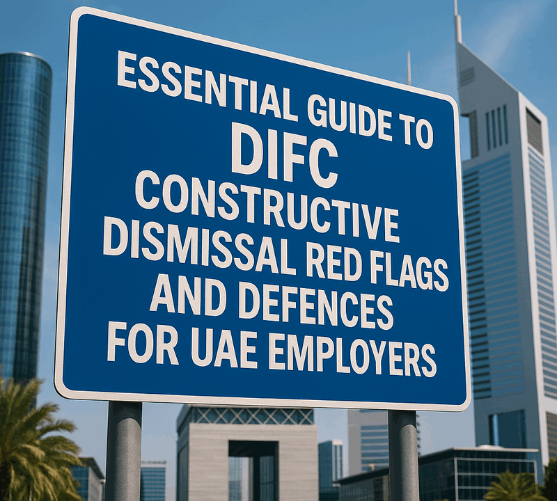 Essential Guide to DIFC Constructive Dismissal Red Flags and Defences for UAE Employers