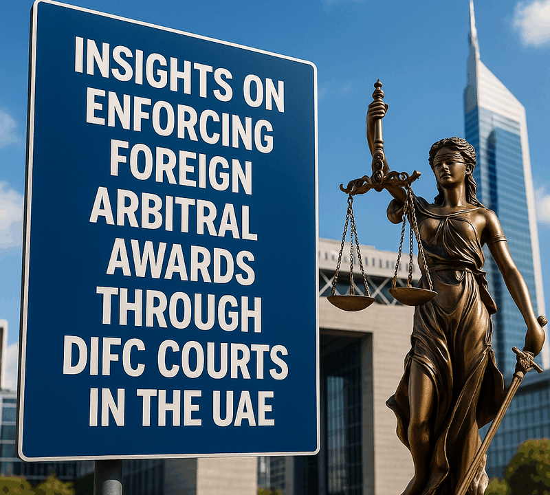 Insights on Enforcing Foreign Arbitral Awards Through DIFC Courts in the UAE