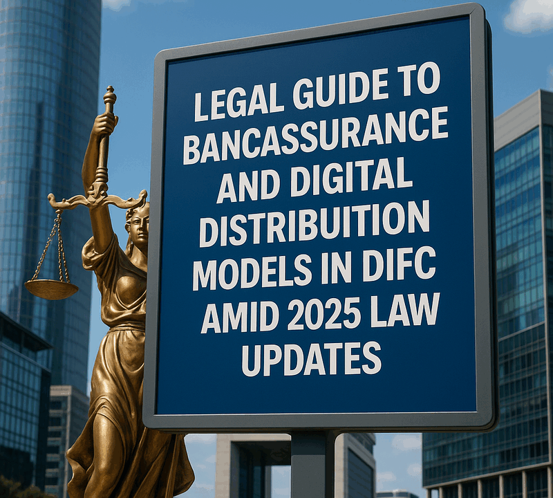 Legal Guide to Bancassurance and Digital Distribution Models in DIFC Amid 2025 UAE Law Updates