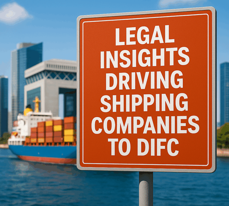 Legal Insights Driving Shipping Companies to DIFC