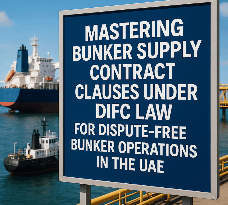 Mastering Bunker Supply Contract Clauses Under DIFC Law for Dispute-Free Bunker Operations in the UAE